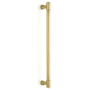 Emtek Jasper 18 Inch Center to Center Bar Appliance Pull from the Industrial Modern Collection Satin Brass
