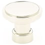 Emtek Haydon 1-1/4 Inch Mushroom Cabinet Knob from the Industrial Modern Collection Polished Nickel