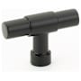 Emtek Jasper 2 Inch Bar Cabinet Knob from the Industrial Modern Collection Flat Black