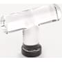 Emtek Modern 2-1/8 Inch T-Knob from the Glass Collection Oil Rubbed Bronze