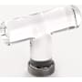 Emtek Modern 2-1/8 Inch T-Knob from the Glass Collection Pewter