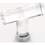 Emtek Modern 2-1/8 Inch T-Knob from the Glass Collection Polished Chrome