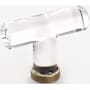 Emtek Modern 2-1/8 Inch T-Knob from the Glass Collection French Antique