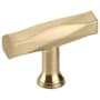 Emtek Tribeca 2 Inch Bar Cabinet Knob from the Art Deco Collection Satin Brass