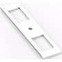 Emtek Modern Backplate 4 Inch Cabinet Knob Backplate Polished Chrome