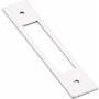 Emtek Modern Backplate 4 Inch Center to Center Cabinet Pull Backplate Polished Chrome