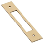 Emtek Modern Backplate 12 Inch Center to Center Cabinet Pull Backplate Satin Brass