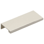 Emtek Modern Edge 3 Inch Center to Center Finger Cabinet Pull from the Contemporary Collection Polished Nickel