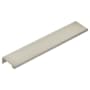 Emtek Modern Edge 3 Inch Center to Center Finger Cabinet Pull from the Contemporary Collection Satin Nickel