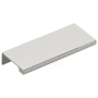 Emtek Modern Edge 3 Inch Center to Center Finger Cabinet Pull from the Contemporary Collection Polished Chrome