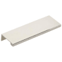 Emtek Modern Edge 4 Inch Center to Center Finger Cabinet Pull from the Contemporary Collection Polished Nickel