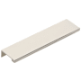 Emtek Modern Edge 6 Inch Center to Center Finger Cabinet Pull from the Contemporary Collection Polished Nickel