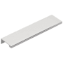 Emtek Modern Edge 6 Inch Center to Center Finger Cabinet Pull from the Contemporary Collection Polished Chrome