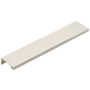 Emtek Modern Edge 8 Inch Center to Center Finger Cabinet Pull from the Contemporary Collection Polished Nickel