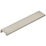 Emtek Modern Edge 8 Inch Center to Center Finger Cabinet Pull from the Contemporary Collection Satin Nickel
