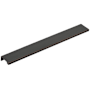Emtek Modern Edge 12 Inch Center to Center Finger Cabinet Pull from the Contemporary Collection Oil Rubbed Bronze