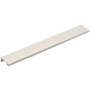 Emtek Modern Edge 12 Inch Center to Center Finger Cabinet Pull from the Contemporary Collection Polished Nickel