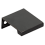 Emtek Modern Edge 1 Inch Center to Center Finger Cabinet Pull from the Contemporary Collection Oil Rubbed Bronze