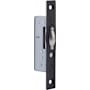 Emtek Euro Heavy Duty Roller Latch Mortise Lock Body Flat Black