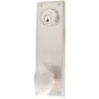 Emtek Quincy Brass Dummy Set with Dummy Cylinder from the American Classic Collection Satin Nickel