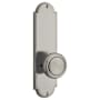 Emtek Delaware Series Dummy Entry Set with 9 Inch Tall Backplate From the American Classic Collection Pewter