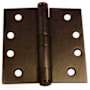 Emtek 4" x 4" Square Corner Plain Bearing Mortise Hinge - Pair Oil Rubbed Bronze