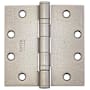 Emtek 4.5" x 4.5" Square Corner Plain Bearing Mortise Hinge - Pair Tumbled White Bronze