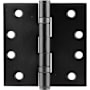 Emtek 4" x 4" Steel Heavy Duty Ball Bearing Square Corner Hinges - Pair Oil Rubbed Bronze