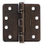Emtek 4" x 4" Ball Bearing 1/4" Radius Corners Mortise Hinge - Pair Oil Rubbed Bronze