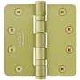 Emtek 4.5" x 4.5" Ball Bearing 1/4" Radius Corners Mortise Hinge - Pair Satin Brass