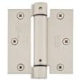 Emtek 3.5 Inch x 3.5 Inch Spring Square Corner Mortise Hinge - Pair Satin Nickel