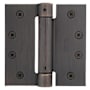 Emtek 4 Inch x 4 Inch Spring Square Corner Mortise Hinge - Pair Oil Rubbed Bronze