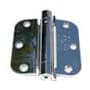 Emtek 3.5" x 3.5" Spring Mortise Hinge with 5/8" Radius Corners - Pair Polished Chrome