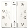 Emtek 4" x 4" Spring Mortise Hinge with 5/8" Radius Corners - Pair Polished Nickel