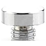 Emtek Solid Brass Button Tip for 3-1/2 Inch Residential Duty Hinges Satin Nickel