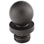 Emtek 1/2" Diameter Solid Brass Ball Tip Finial for 3-1/2" Emtek Heavy Duty Hinges - Pack of 4 Oil Rubbed Bronze