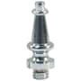 Emtek 1/2" Diameter Solid Brass Steeple Tip Finial for 4" Emtek Heavy Duty Hinges Satin Nickel