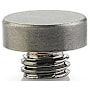 Emtek Solid Brass Button Tip for 4 Inch Heavy Duty or Ball Bearing Hinges Polished Nickel