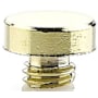 Emtek Solid Brass Button Tip for 4 Inch Heavy Duty or Ball Bearing Hinges Pewter