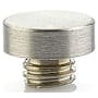 Emtek Solid Brass Button Tip for 4-1/2 Inch or 5 Inch Heavy Duty or Ball Bearing Hinges Satin Nickel