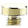 Emtek Solid Brass Button Tip for 4-1/2 Inch or 5 Inch Heavy Duty or Ball Bearing Hinges Lifetime Polished Brass