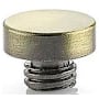 Emtek Solid Brass Button Tip for 4-1/2 Inch or 5 Inch Heavy Duty or Ball Bearing Hinges French Antique
