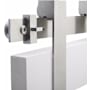 Emtek Barn Door 78 Inch Barn Door Track and Hardware Set Stainless Steel