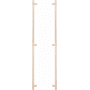 Emtek Back to Back Knurled 36 Inch Center to Center Bar Appliance Pull with Rectangular Bar Stem from the SELECT Collection - Pair Satin Copper / Satin Copper Stem