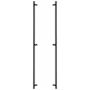 Emtek Back to Back Knurled 36 Inch Center to Center Bar Appliance Pull with Rectangular Bar Stem from the SELECT Collection - Pair Oil Rubbed Bronze / Oil Rubbed Bronze Stem