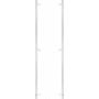 Emtek Back to Back Knurled 36 Inch Center to Center Bar Appliance Pull with Rectangular Bar Stem from the SELECT Collection - Pair Polished Nickel / Polished Nickel Stem