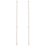 Emtek Back to Back Smooth 54 Inch Center to Center Bar Appliance Pull with Rectangular Bar Stem from the SELECT Collection - Pair Satin Copper / Satin Copper Stem