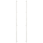 Emtek Back to Back Smooth 54 Inch Center to Center Bar Appliance Pull with Rectangular Bar Stem from the SELECT Collection - Pair Satin Nickel / Satin Nickel Stem