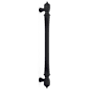 Emtek Spindle 12 Inch Center to Center Appliance Pull Set from the Traditional Collection - Back to Back Mounting Flat Black