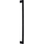 Emtek Trail 18 Inch Center to Center Appliance Pull Set from the Contemporary Collection - Back to Back Mounting Flat Black